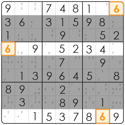 sudoku y wing